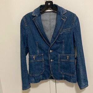 D Squared 2 Authentic Fitted Denim Blazer Jacket. Size 42.